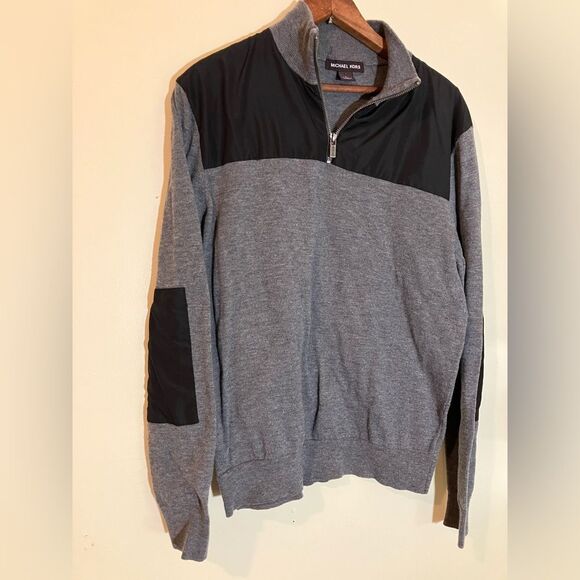 Michael Kors Other - Michael Kors pull over, gray with black detail, men’s size large